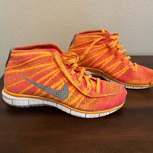 Nike Orange Pink EUC size 7